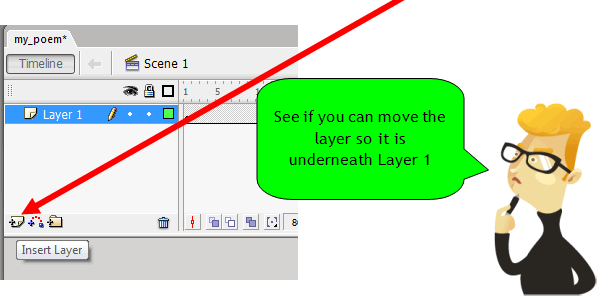 Inserting a layer