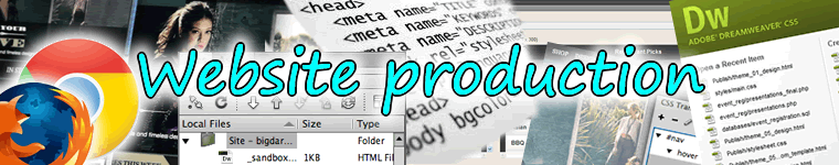 Website production